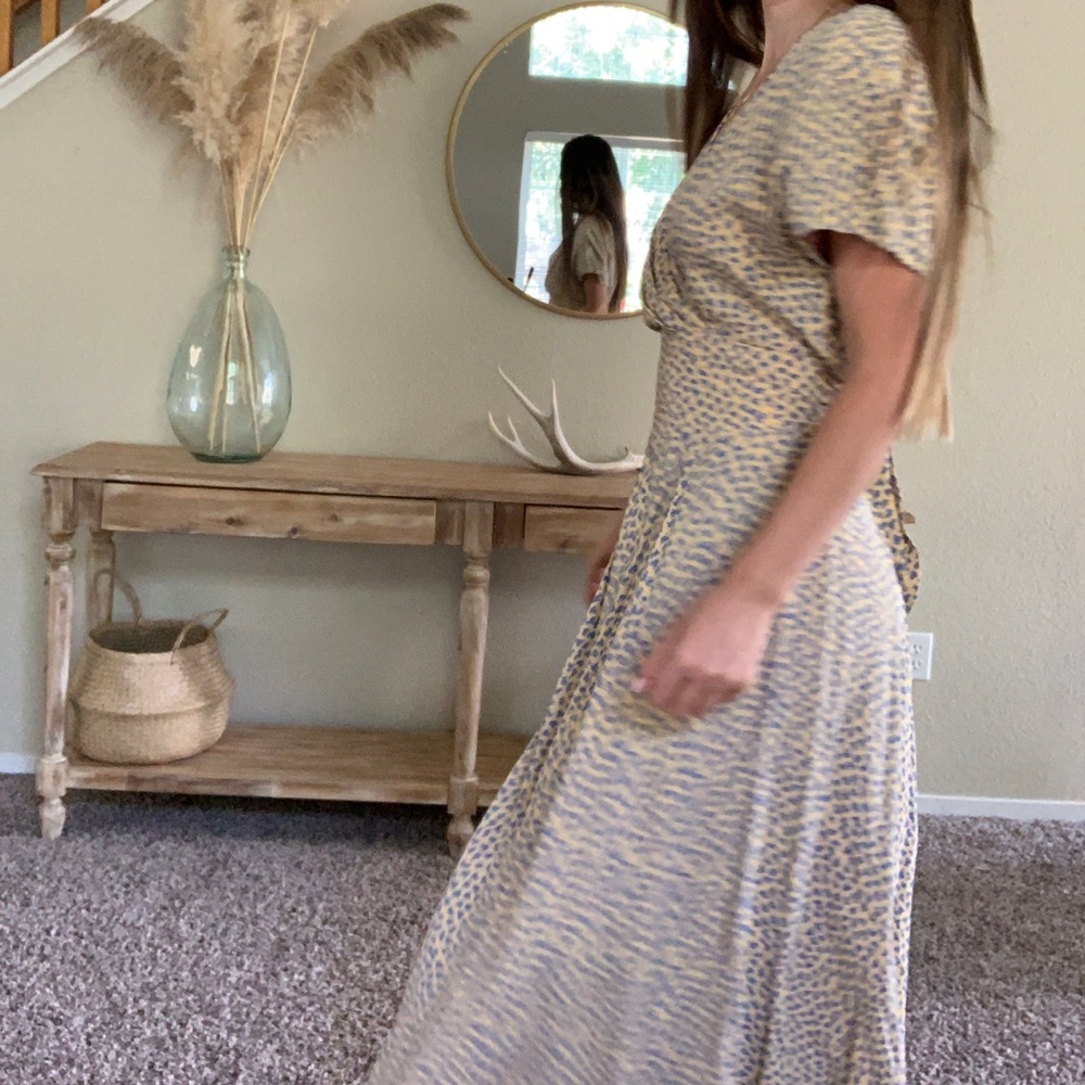 Donna Ricco yellow maxi dress - Picture 3 of 8